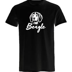 Beagle - T-shirt - svart