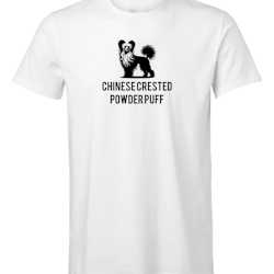 Chinese crested powder puff - T-shirt