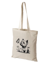 Cairnterrier - flera motiv - tygkasse