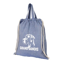 Grand Danois - Tygkasse med dragsko
