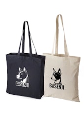 Basenji - tygkasse