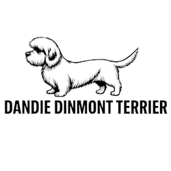 Bildekal Dandie dinmont terrier