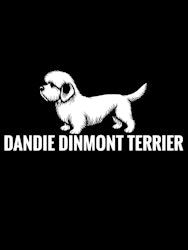 Bildekal Dandie dinmont terrier