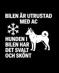 Bildekal - AC-utrustad bil - Norrbottenspets