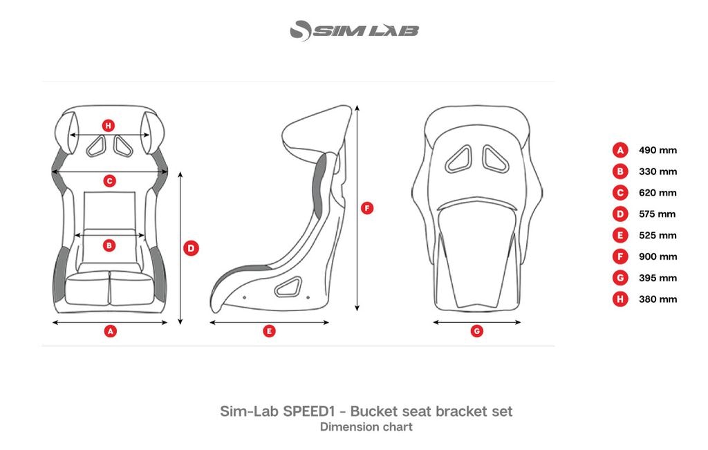 Sim-Lab Racingstol Speed 1