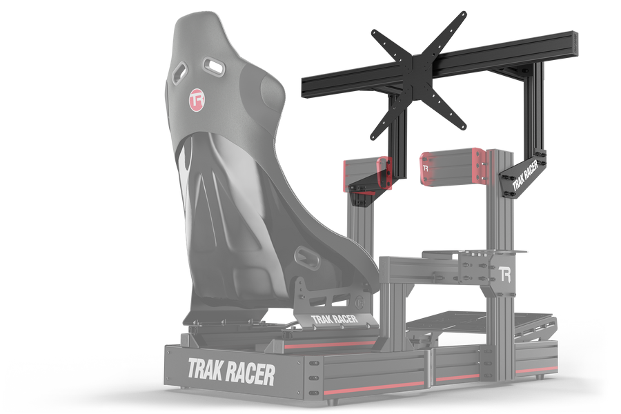 Trak Racer Cockpit Integrerat Single Monitor Stand med VESA Mount – 1200mm Profile