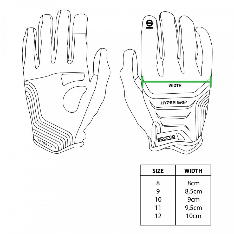 Sparco Hypergrip handskar