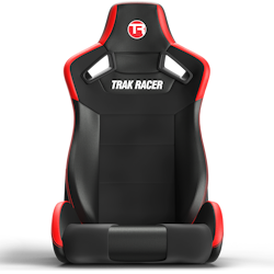 Trak Racer Recline stol svart med röda kanter