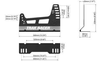 Trak Racer Universal stolsfäste