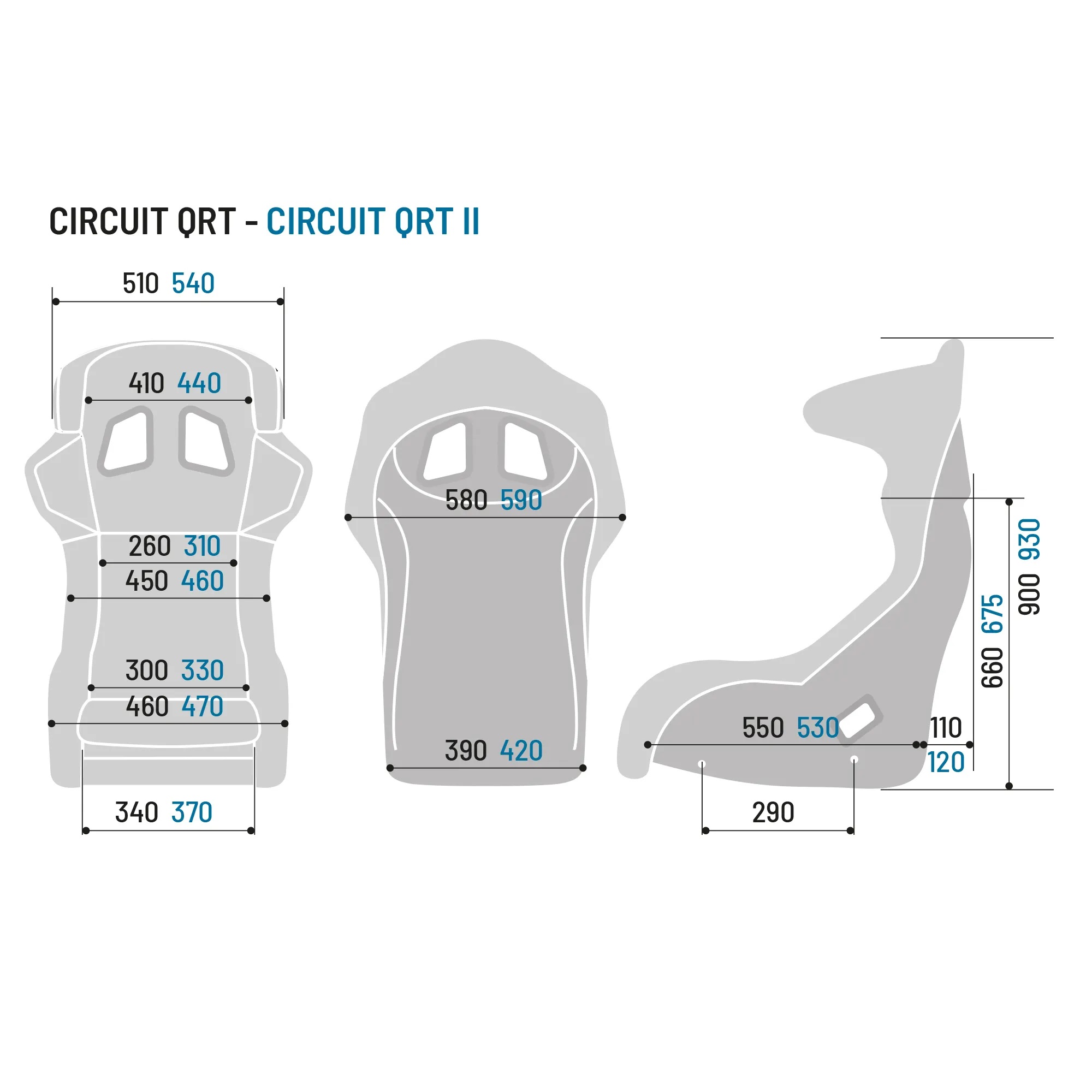 Sparco Circuit II Racing stol