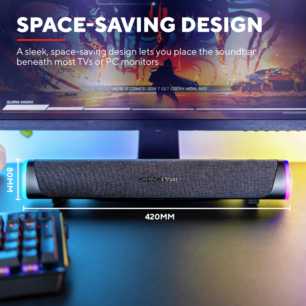 Trust GXT 620 Axon RGB Illuminated Soundbar