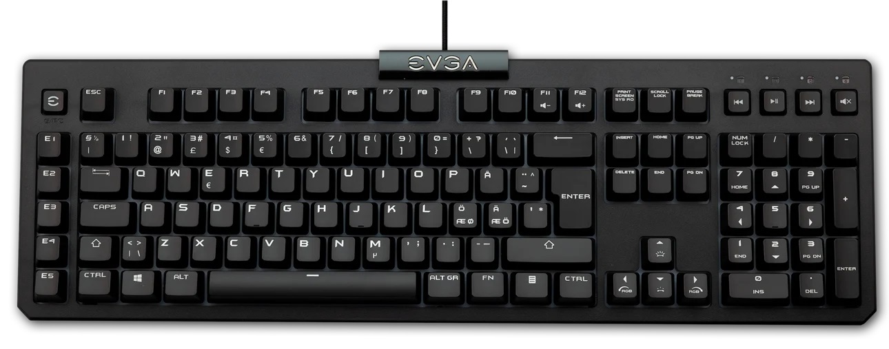 EVGA Gaming tangentbord Z12 RGB