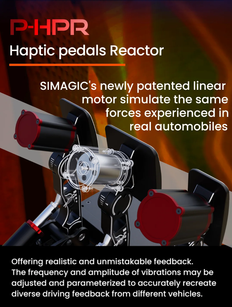 Simagic Haptic pedals reactor