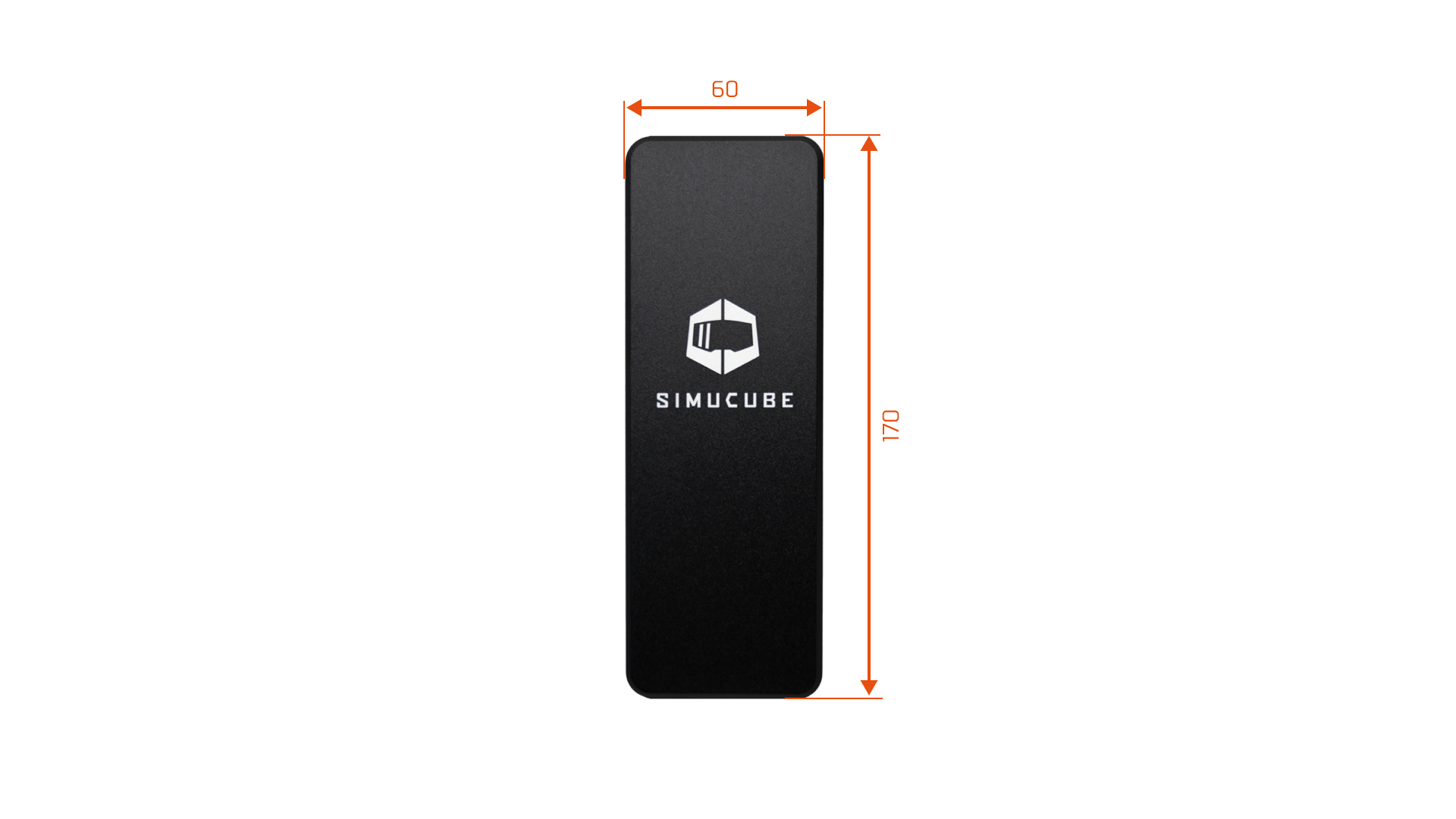 Simucube Throttle Pedal Face Flat