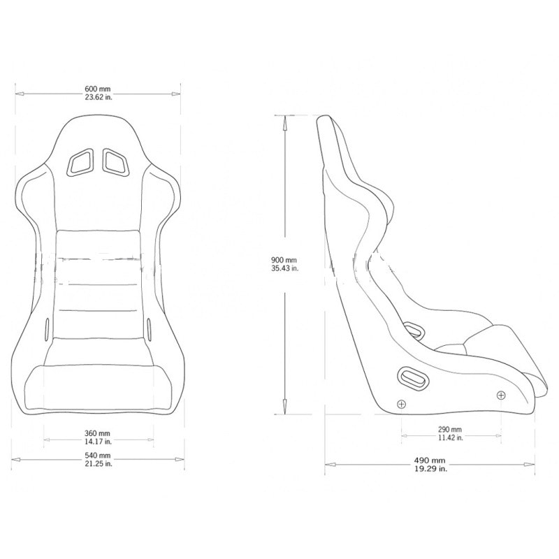 Simrace Performance GT Stol Silver