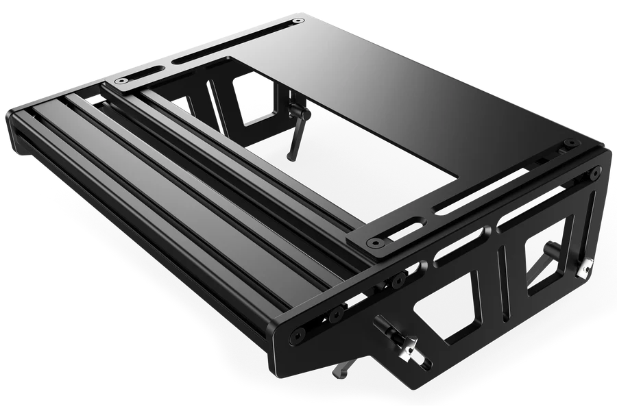 Trak Racer Universal TR-One Pedal Mounting System including Mounting Profile and Heel Rest