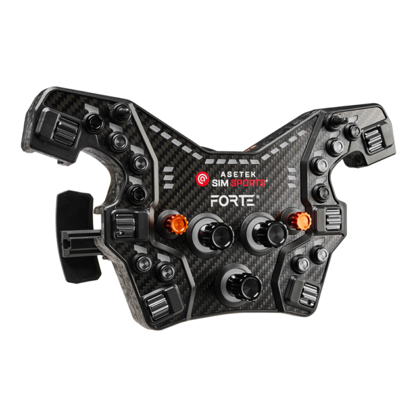 Asetek Forte® Formula Button Box (Black, Alu. Buttons)