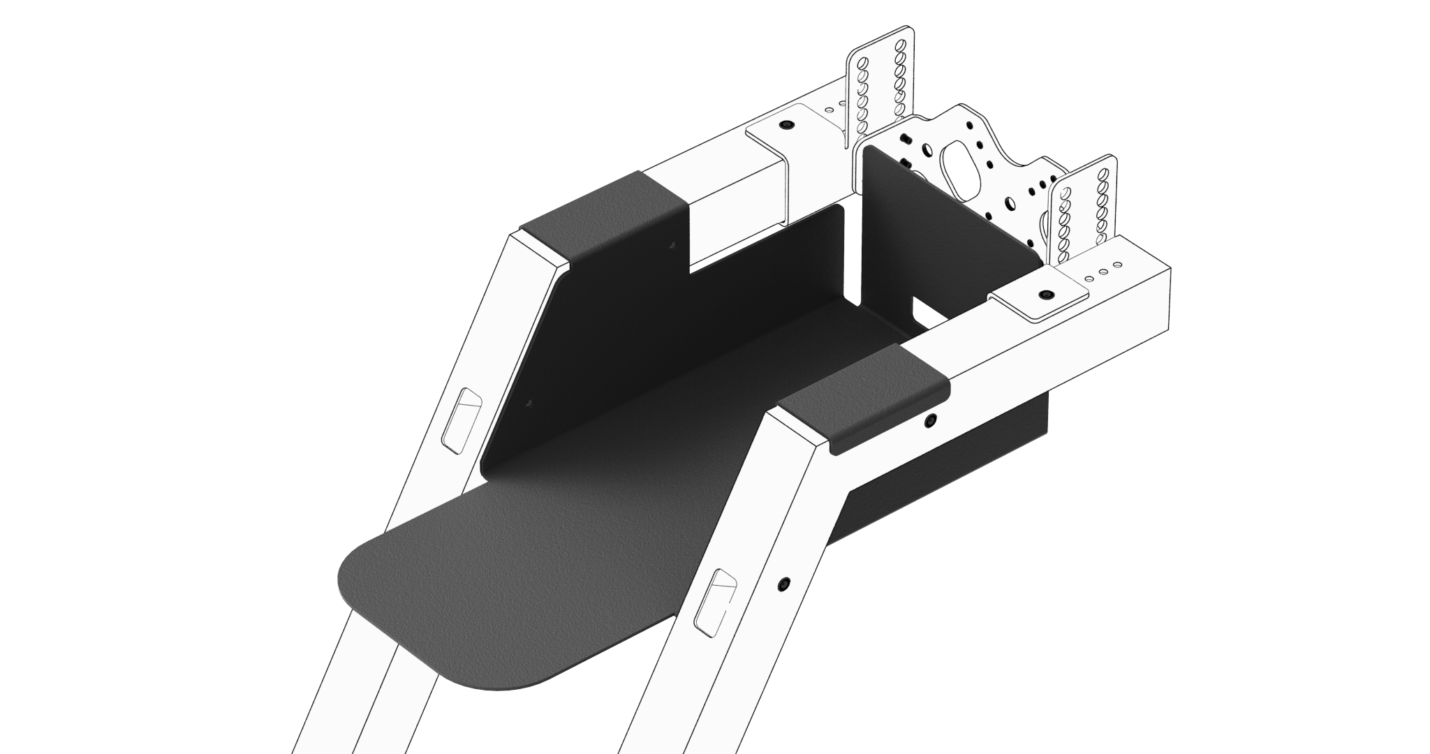 X1-GT PC SUPPORT FOR INDEPENDENT MONITOR STAND
