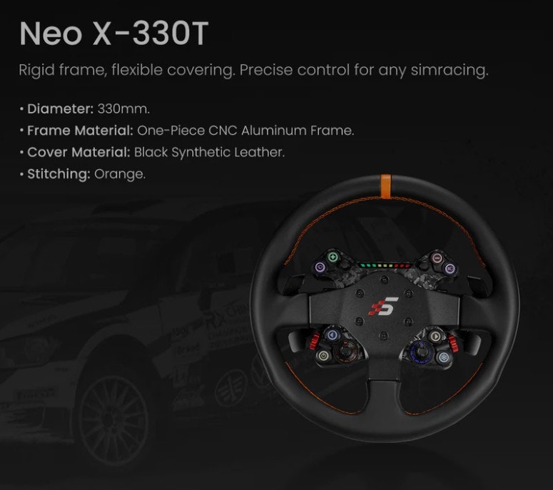 Simagic Neo-X-330T Rally Ratt LEVERANS BÖRJAN JULI CA