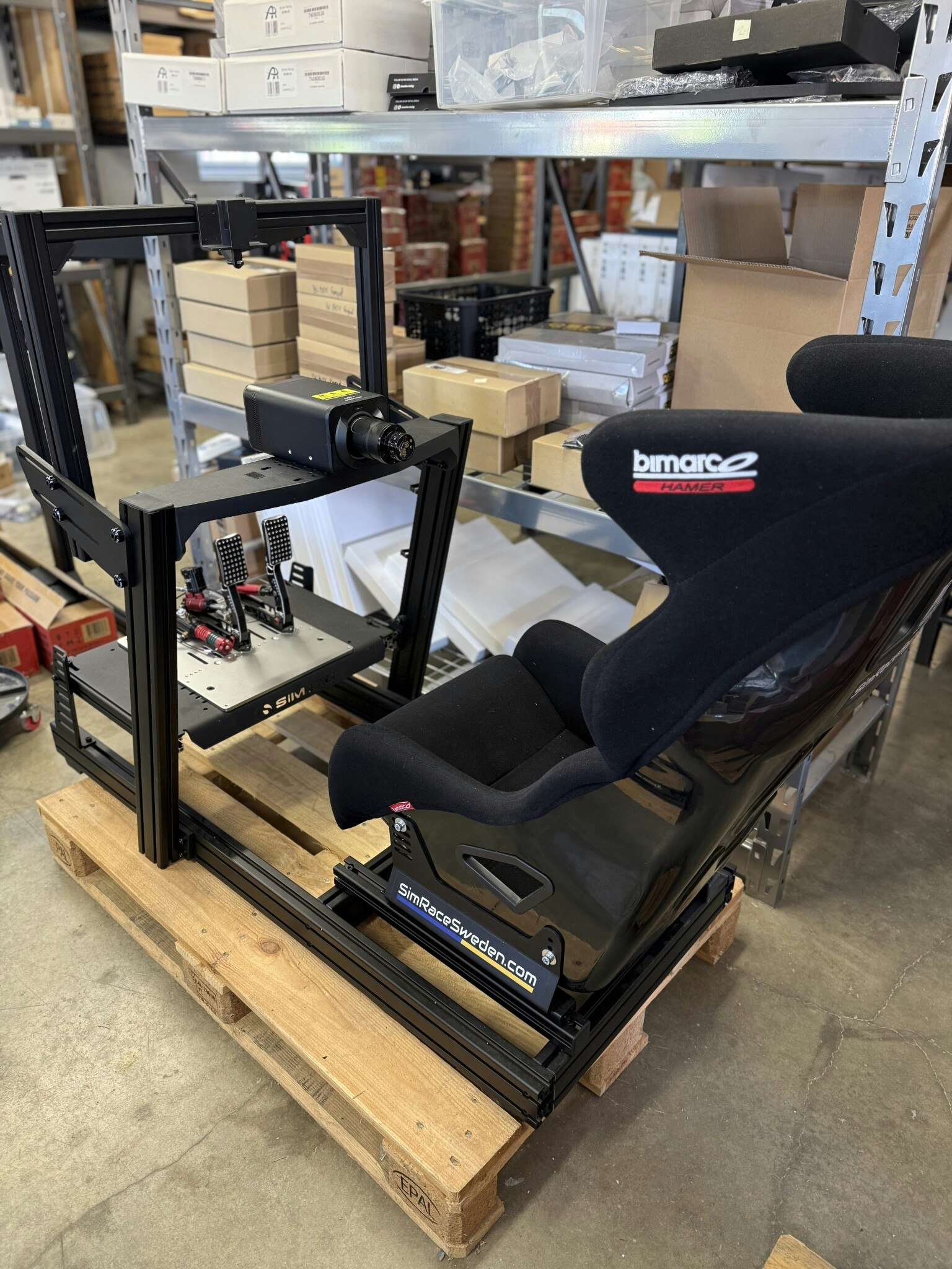 Komplett simulator Sim-Lab GT1 Pro med Simagic