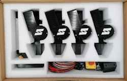 Simrig SR1 with Silver 20x20 profiles for 40x80 (EU cable)