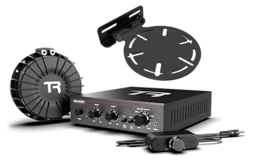 Trak Racer Haptic Bass Shaker Kit 200w AMP med Shaker 100w och universal fäste