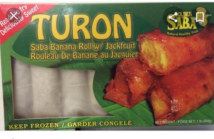 Turon frozen saba banana roll with jackfruit (8pcs)