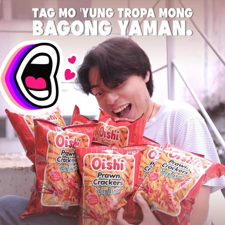 Oishi  Crackers spicy flavor 60g