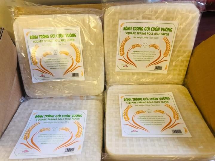 Square Spring Roll rice paper 300gr