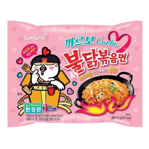 Samyang instant ramen carbo 100g single pack