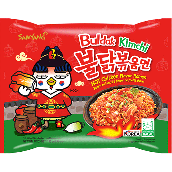 SAMYANG HOT CHICKEN RAMEN - KIMCHI FLAVOR