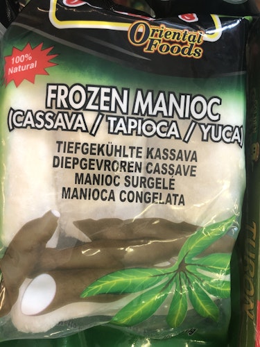 Frozen cassava whole