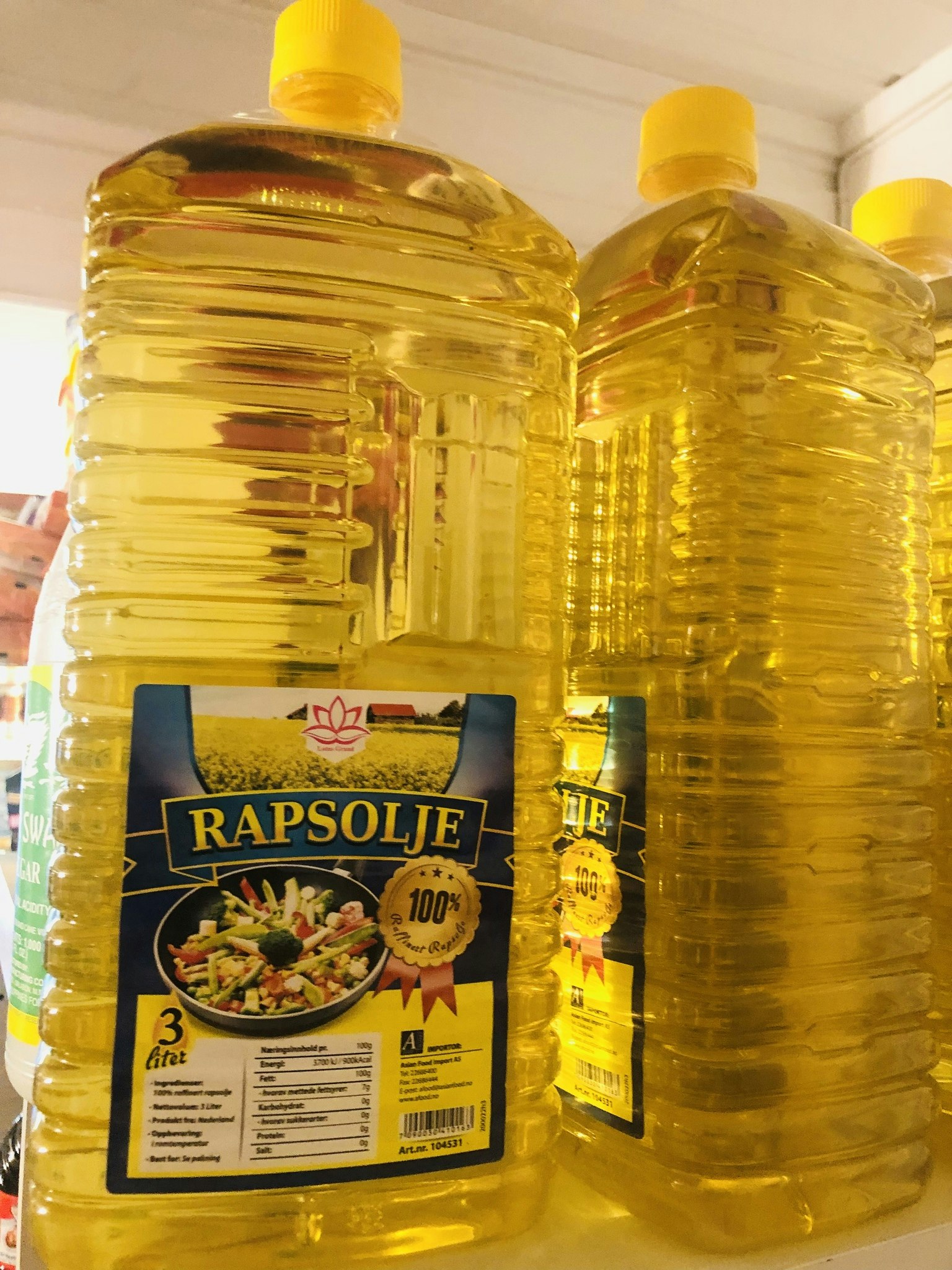 RAPSOLJE  3 LITER