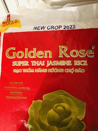 GOLDEN ROSE SUPER THAI JASMINE RICE 20kg