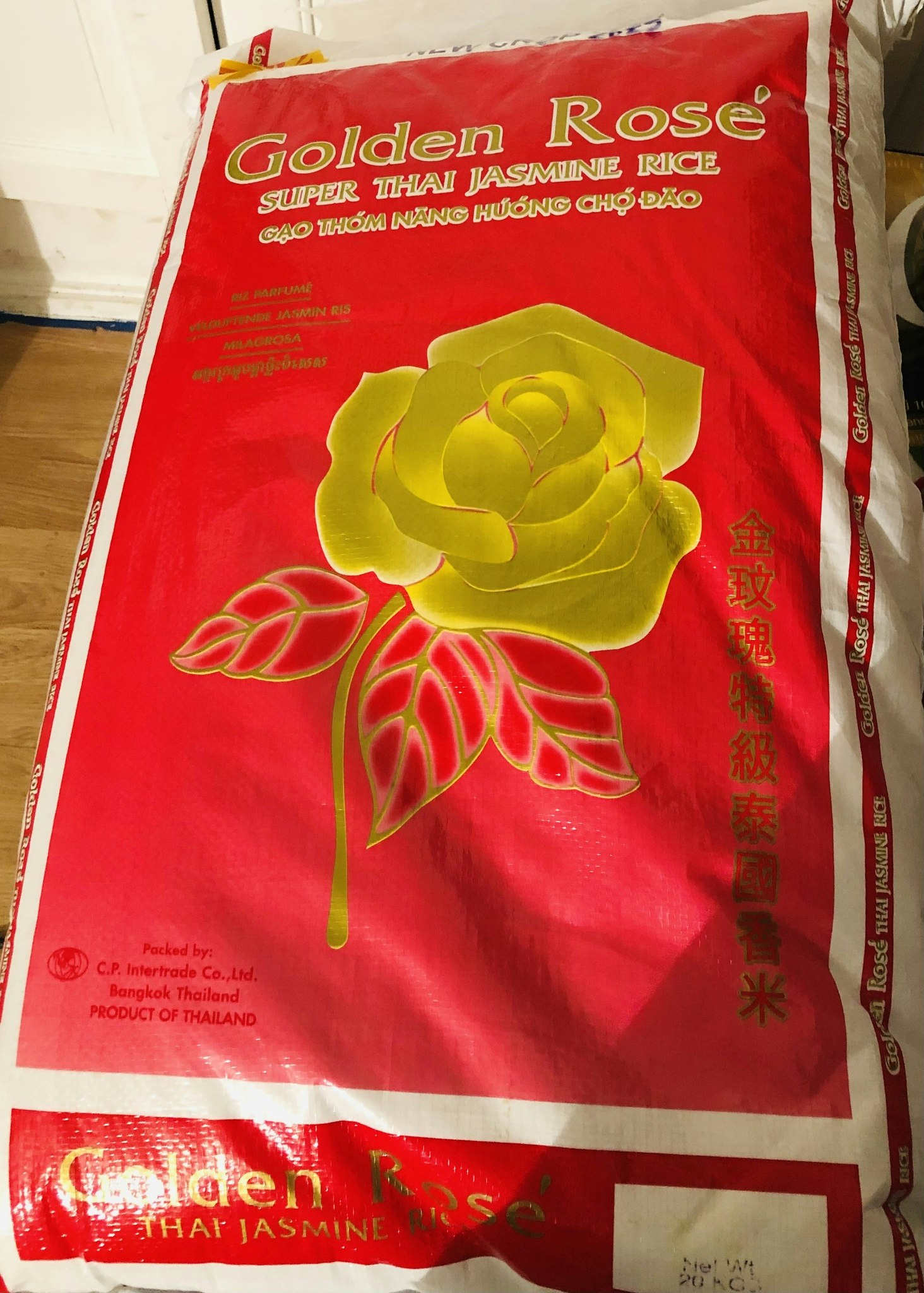 GOLDEN ROSE SUPER THAI JASMINE RICE 20kg