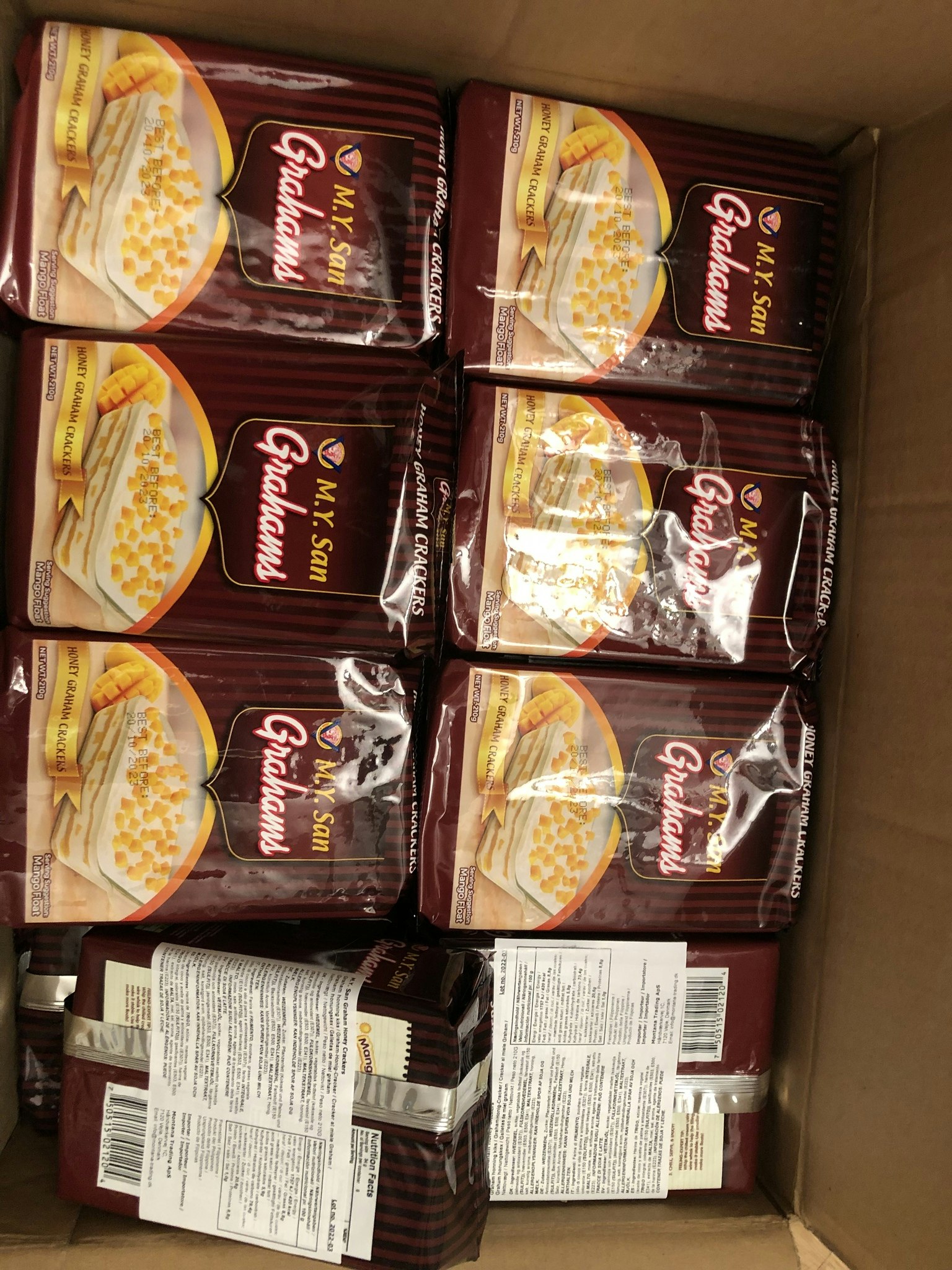 Grahams for mango float