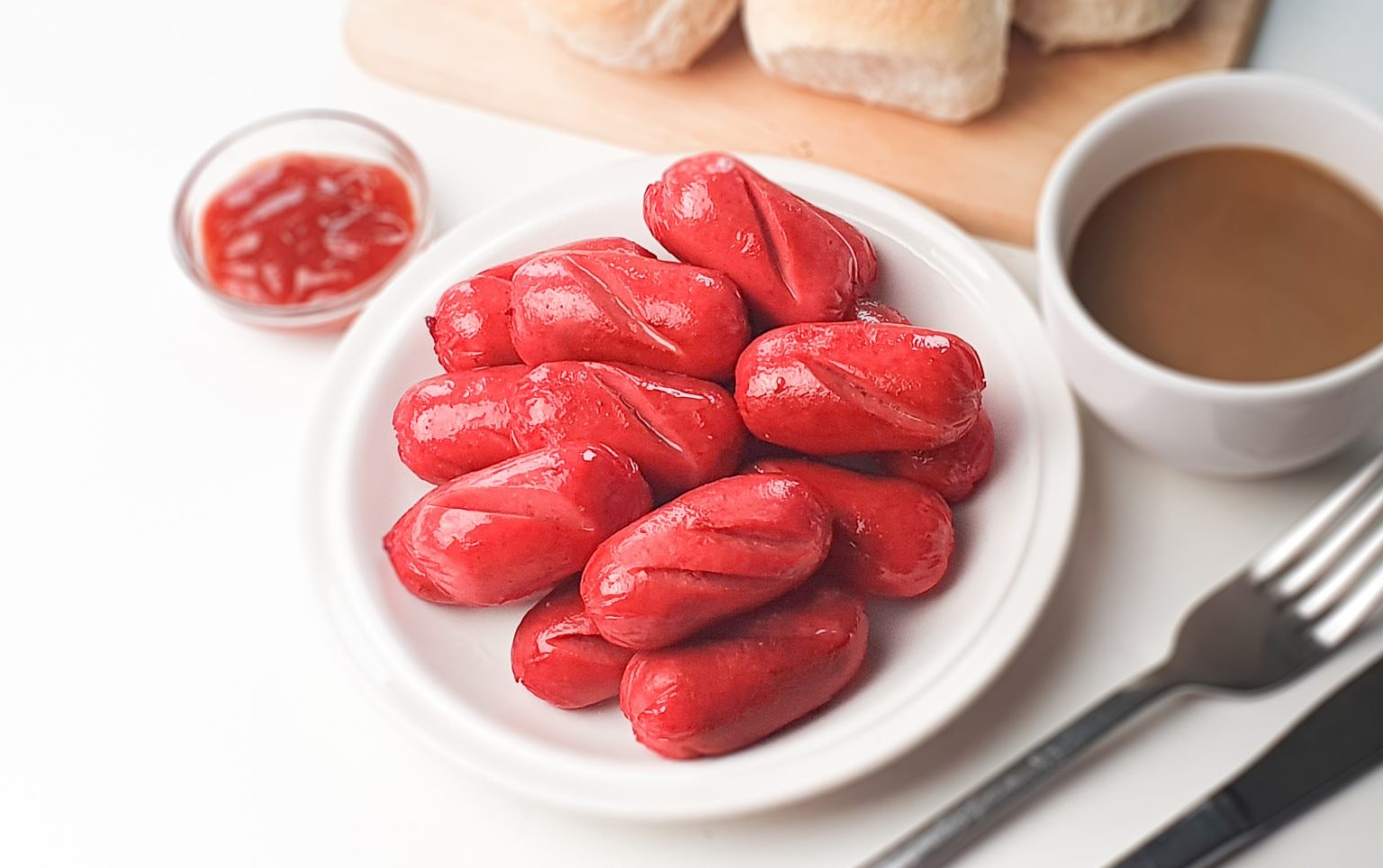 Cocktail hotdog 500g Red color (nida)