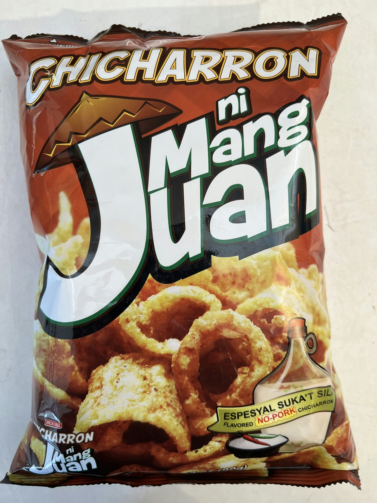 Jack'nJill Chicharron ni Mang Juan Espesyal suka't sili flavored  90g super tilbud