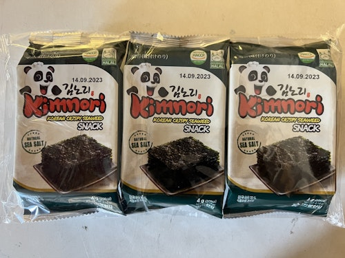 Kimnori  korean crispy seaweed snack 3stk
