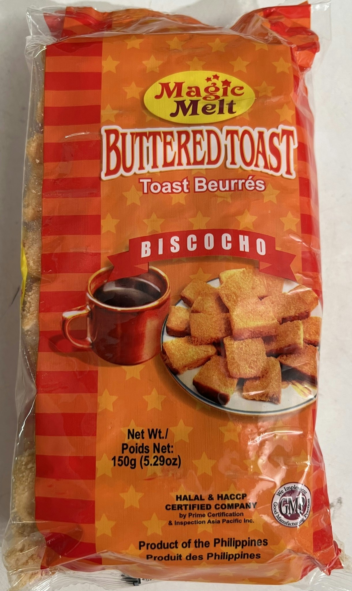 Magic melt Buttered toast (Biscocho) 150g