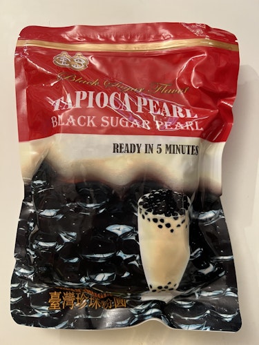 Black sugar flavor Tapioca Pearl (500g)