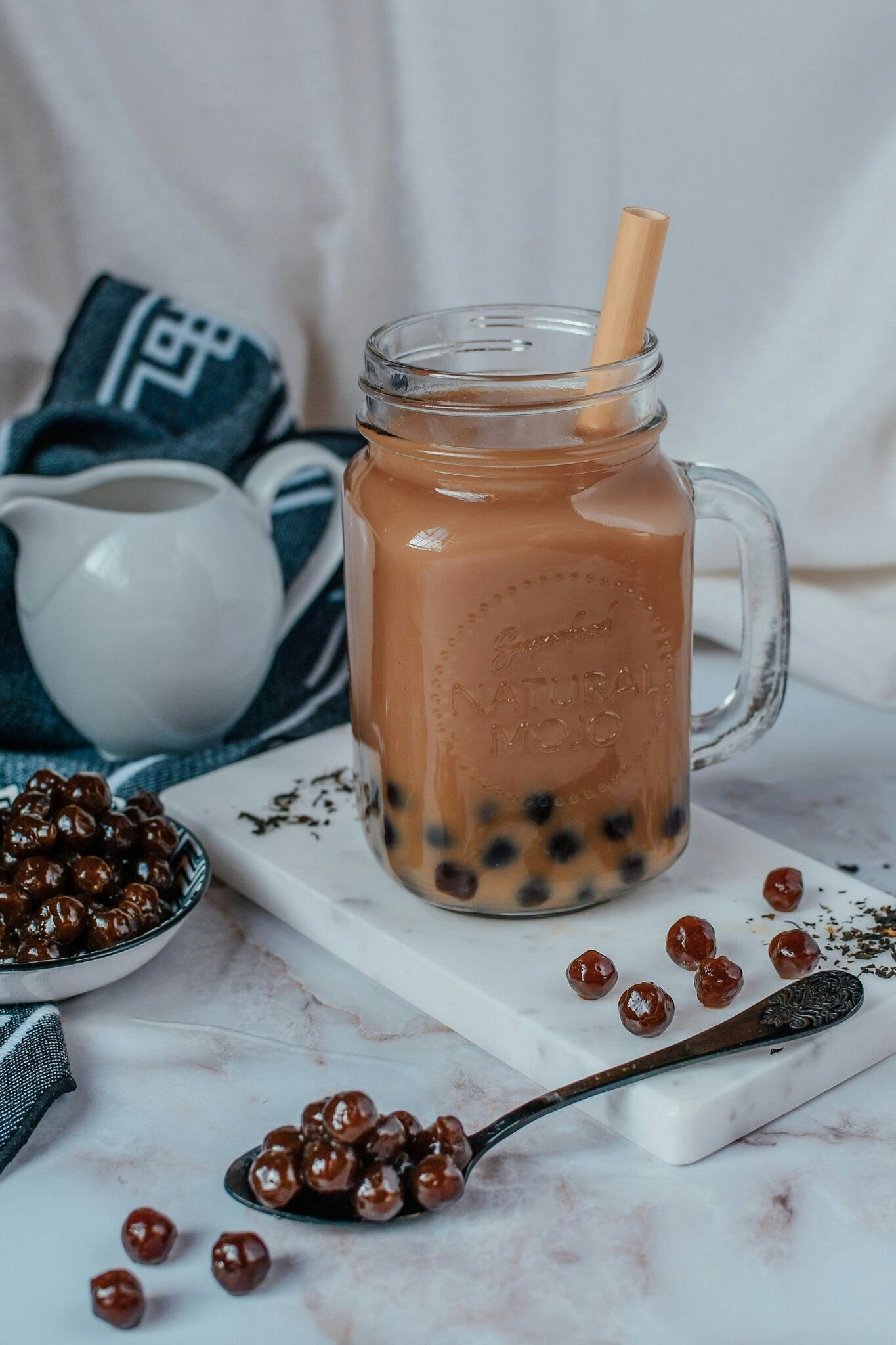 Black sugar flavor Tapioca Pearl (500g)
