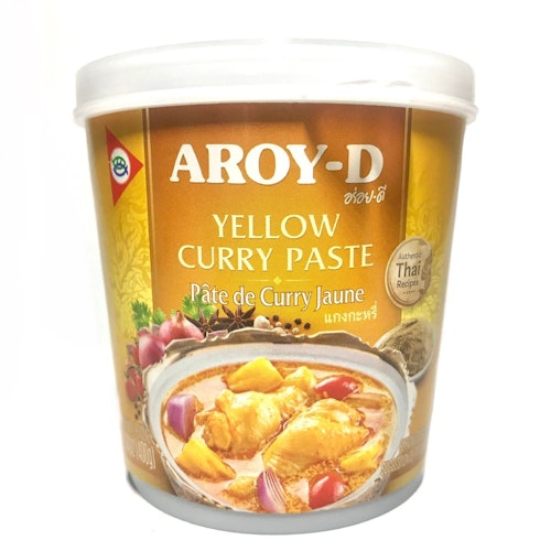 Aroy-D Yellow curry paste 400g  (SUPER TILBUD)