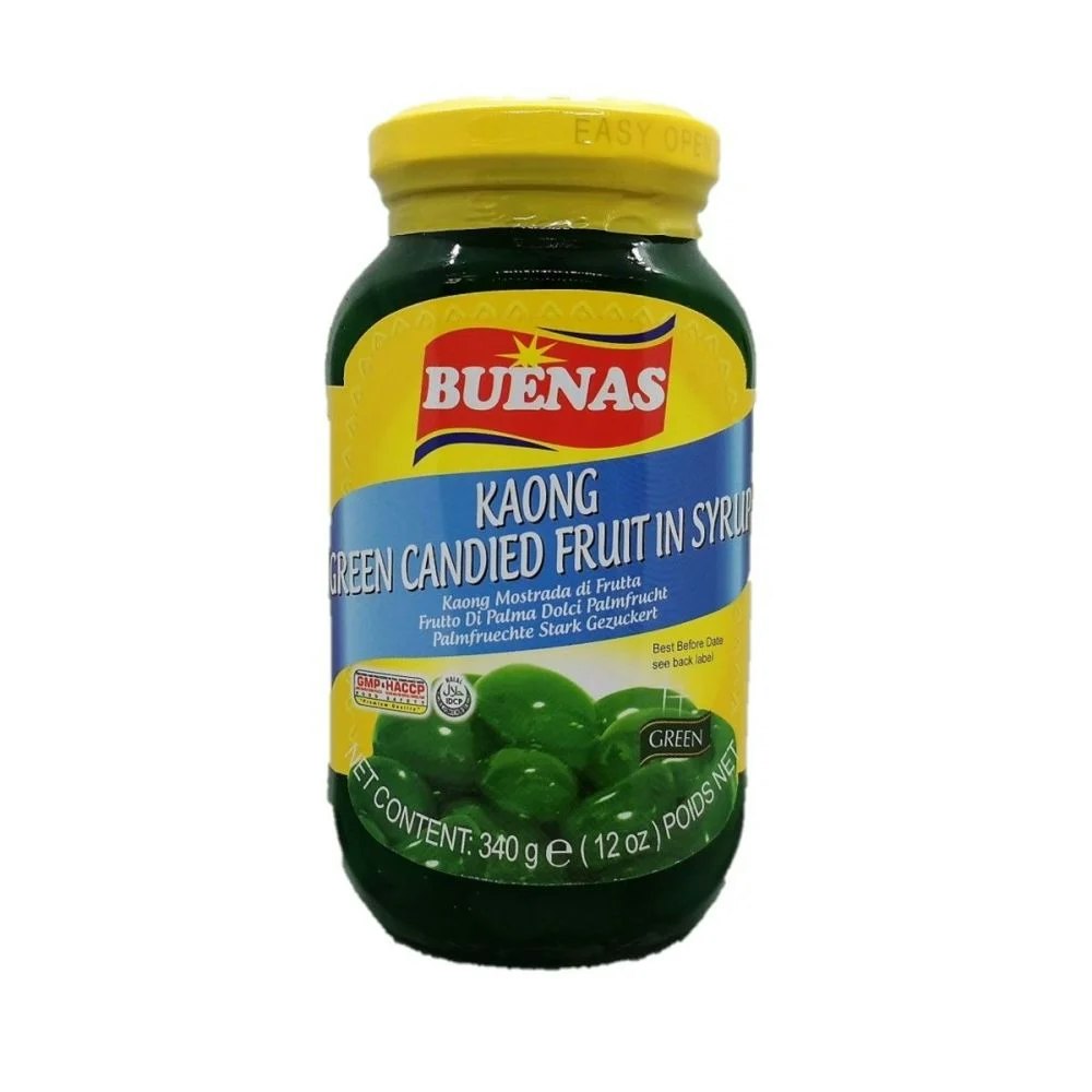 Buenas Kaong green candied fruit in syrup (340g)