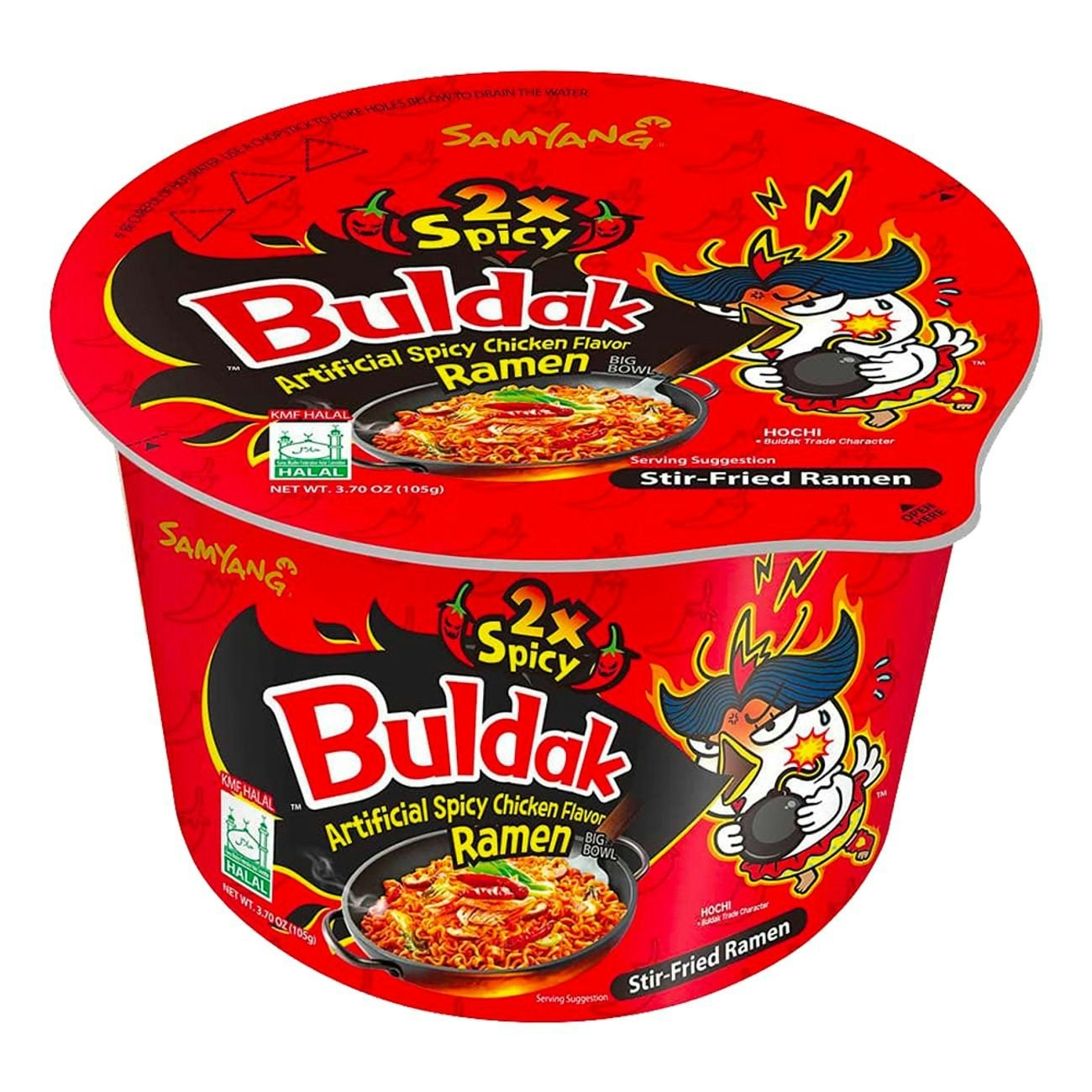 SAMYANG HOT  CHICKEN FLAVOR 2x SPICY 105g