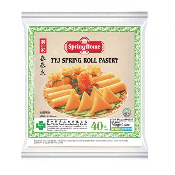 SPRING ROLL PASTRY 40 SHEETS 550g