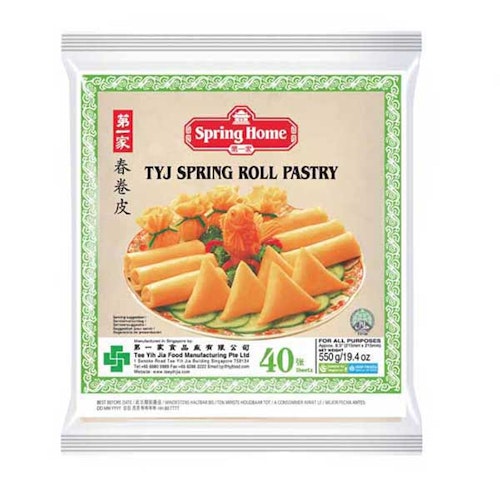 SPRING ROLL PASTRY 40 SHEETS 550g