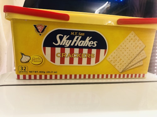 SKY FLAKES CRACKERS GARLIC FLAVOR