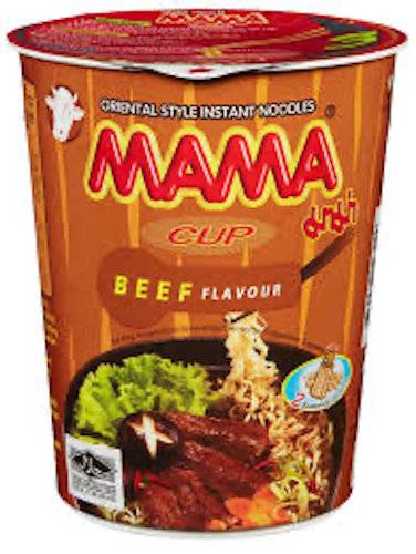 MAMA  CUP NOODLES BEEF FLAVOR  70g