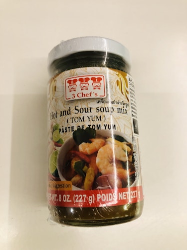 HOT AND SOUR SOUP MIX (TOM YUM) PASTE DE TOM YUM 454g